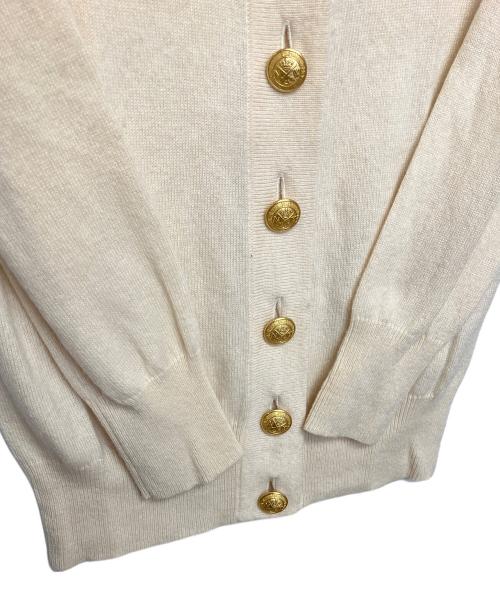 DEUXIEME CLASSE（ドゥーズィエム クラス）Deuxieme Classe (ドゥーズィエム クラス) ニットカーディガン ベージュ サイズ:Mの古着・服飾アイテム