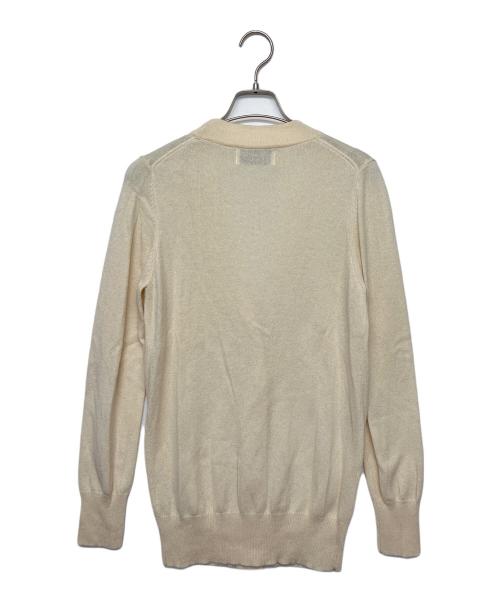 DEUXIEME CLASSE（ドゥーズィエム クラス）Deuxieme Classe (ドゥーズィエム クラス) ニットカーディガン ベージュ サイズ:Mの古着・服飾アイテム