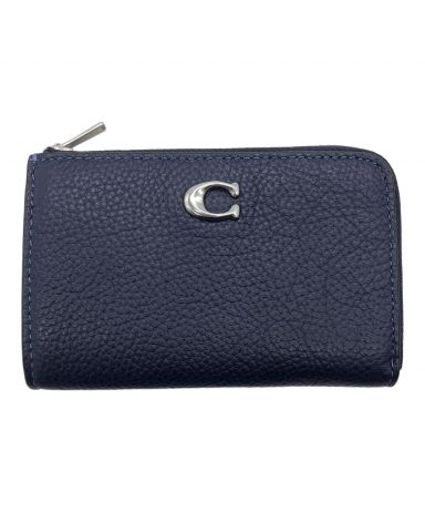 中古・古着通販】COACH (コーチ) Lジップキーケース ネイビー