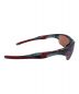 中古・古着 OAKLEY (オークリー) スポーツサングラス レッド×ブラック：2000円