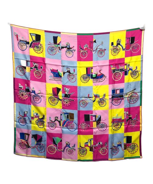 HERMES（エルメス）HERMES (エルメス) スカーフ ピンクの古着・服飾アイテム