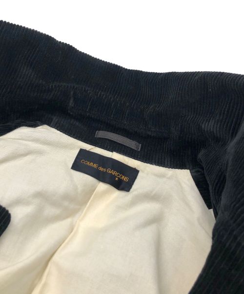 COMME des GARCONS（コムデギャルソン）COMME des GARCONS (コムデギャルソン) コーデュロイコート ブラック サイズ:不明の古着・服飾アイテム