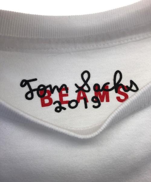 BEAMS（ビームス）BEAMS (ビームス) TOM SACHS (トムサックス) NASA Tシャツ/2019 ホワイト サイズ:Mの古着・服飾アイテム