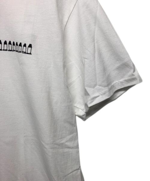 BEAMS（ビームス）BEAMS (ビームス) TOM SACHS (トムサックス) FRUIT OF THE LOOM (フルーツオブザルーム) 半袖Tシャツ ホワイト サイズ:Mの古着・服飾アイテム