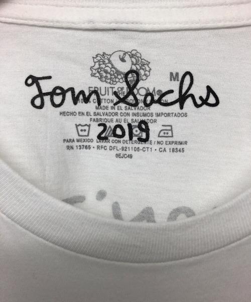 BEAMS（ビームス）BEAMS (ビームス) TOM SACHS (トムサックス) FRUIT OF THE LOOM (フルーツオブザルーム) 半袖Tシャツ ホワイト サイズ:Mの古着・服飾アイテム