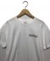 BEAMS (ビームス) TOM SACHS (トムサックス) FRUIT OF THE LOOM (フルーツオブザルーム) 半袖Tシャツ ホワイト サイズ:M：8000円