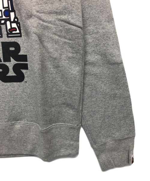 A BATHING APE（ア ベイシング エイプ）A BATHING APE (アベイシングエイプ) STAR WARS (スターウォーズ) スウェット グレー サイズ:M 未使用品の古着・服飾アイテム