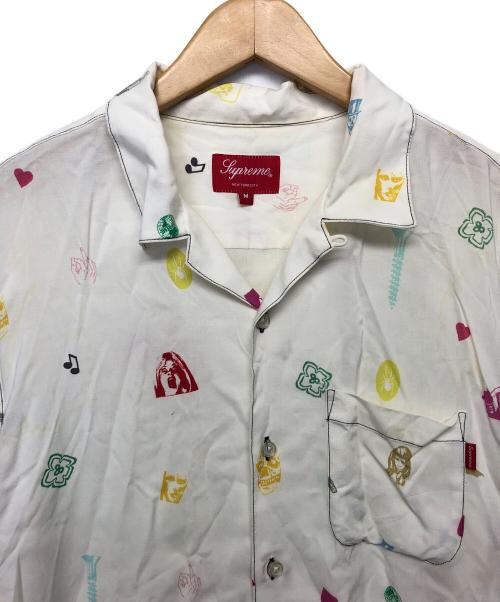 SUPREME（シュプリーム）Supreme (シュプリーム) 半袖シャツ アイボリー サイズ:Mの古着・服飾アイテム