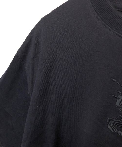 BURBERRY LONDON（バーバリーロンドン）BURBERRY LONDON (バーバリーロンドン) ロゴプリントTシャツ ネイビー サイズ:XSの古着・服飾アイテム