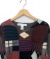 COMME des GARCONS SHIRT (コムデギャルソンシャツ) パッチワークニット グレー サイズ:L：14000円