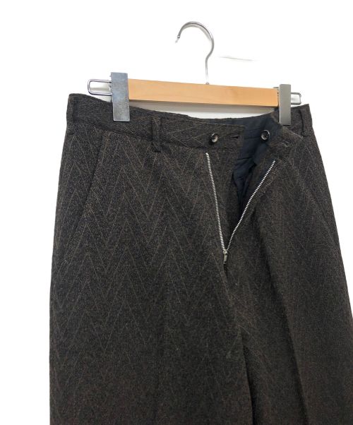 Y's for men（ワイズフォーメン）Y'S for men (ワイズフォーメン) ウールパンツ ブラウン サイズ:Mの古着・服飾アイテム