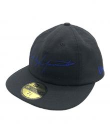New Era×YOHJI YAMAMOTO（ニューエラ×ヨウジヤマモト）の古着「キャップ」｜ブラック×ブルー