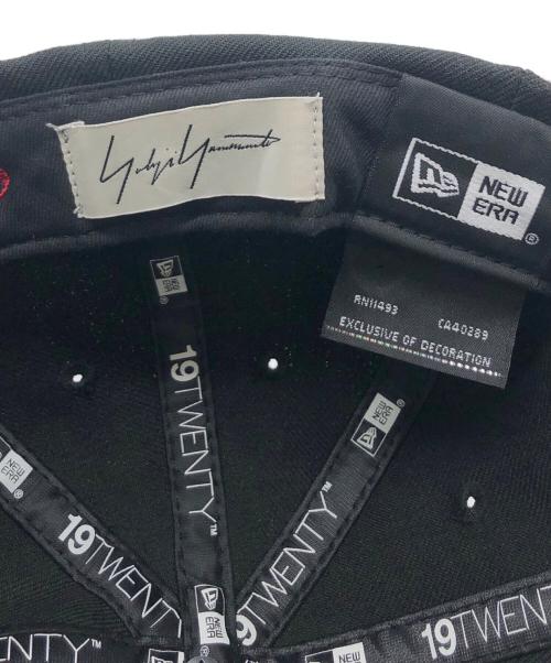 New Era（ニューエラ）New Era (ニューエラ) YOHJI YAMAMOTO (ヨウジヤマモト) キャップ ブラック×ブルー サイズ:58.7㎝の古着・服飾アイテム