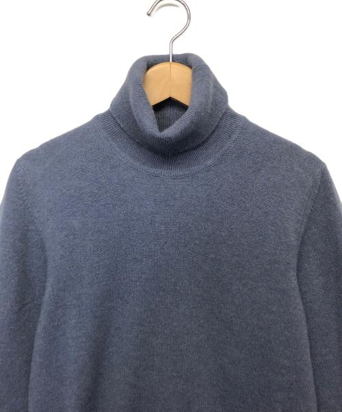 FEDELI（フェデーリ）FEDELI (フェデーリ) タートルネックニット ブルー サイズ:44の古着・服飾アイテム