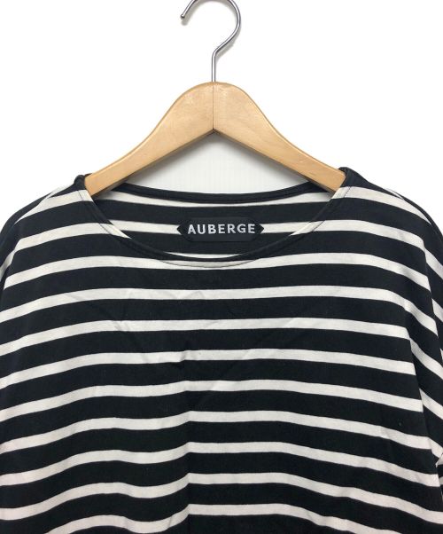 AUBERGE（オーベルジュ）AUBERGE (オーベルジュ) カットソー ブラック×ホワイト サイズ:44の古着・服飾アイテム