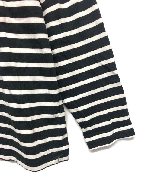 AUBERGE（オーベルジュ）AUBERGE (オーベルジュ) カットソー ブラック×ホワイト サイズ:44の古着・服飾アイテム