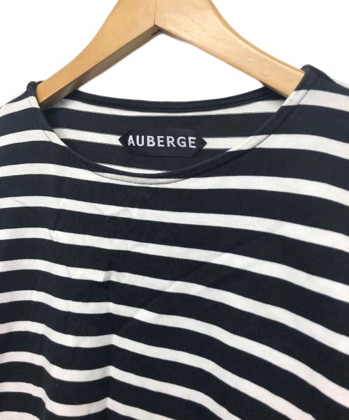 AUBERGE（オーベルジュ）AUBERGE (オーベルジュ) カットソー ブラック×ホワイト サイズ:44の古着・服飾アイテム