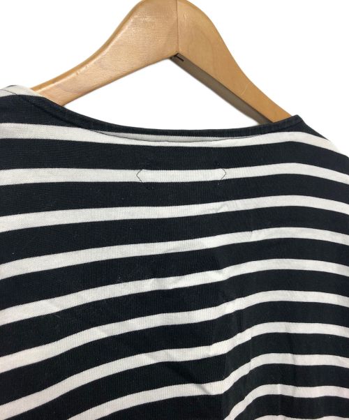 AUBERGE（オーベルジュ）AUBERGE (オーベルジュ) カットソー ブラック×ホワイト サイズ:44の古着・服飾アイテム