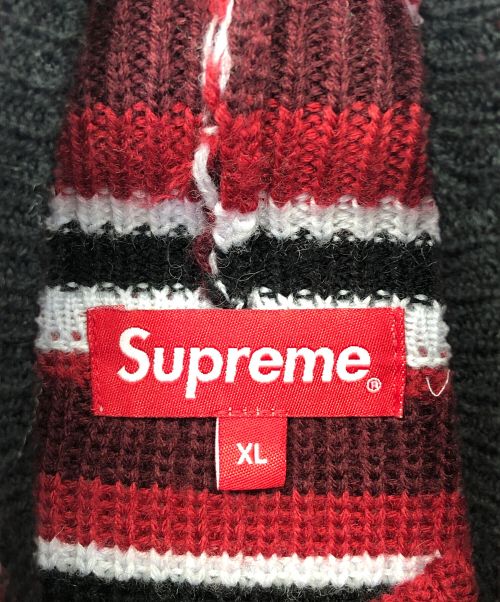 SUPREME（シュプリーム）Supreme (シュプリーム) ニットパーカー レッド サイズ:XLの古着・服飾アイテム