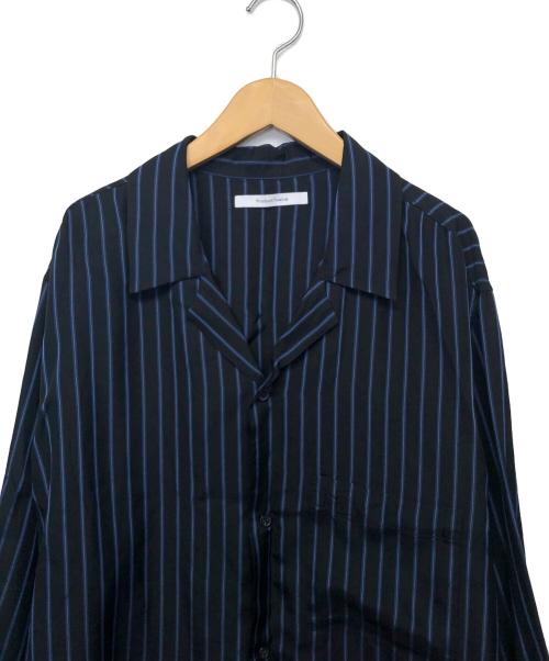Product Twelve（プロダクトトゥエルブ）PRODUCT TWELVE (プロダクトトゥエルブ) 長袖シャツ ブルー×ネイビー サイズ:３の古着・服飾アイテム