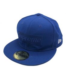 New Era×SUPREME（ニューエラ×シュプリーム）の古着「キャップ」｜オールブルー