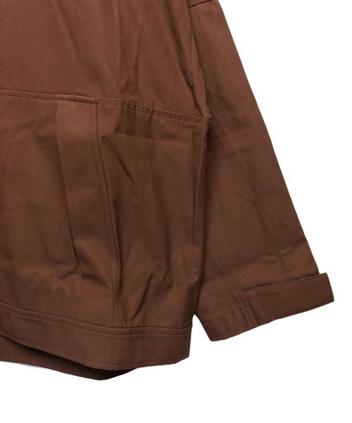 Cale（カル）Cale (カル) ハーフジップジャケット ブラウン サイズ:4の古着・服飾アイテム