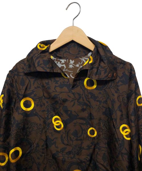 CELINE（セリーヌ）CELINE (セリーヌ) シルクブラウス ブラウン サイズ:38の古着・服飾アイテム