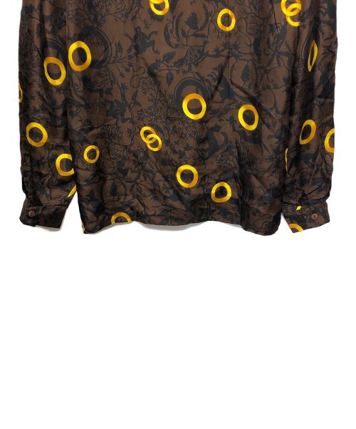 CELINE（セリーヌ）CELINE (セリーヌ) シルクブラウス ブラウン サイズ:38の古着・服飾アイテム