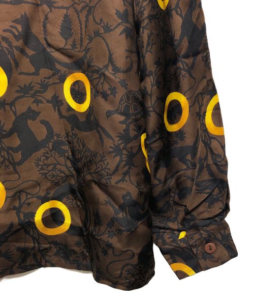 CELINE（セリーヌ）CELINE (セリーヌ) シルクブラウス ブラウン サイズ:38の古着・服飾アイテム