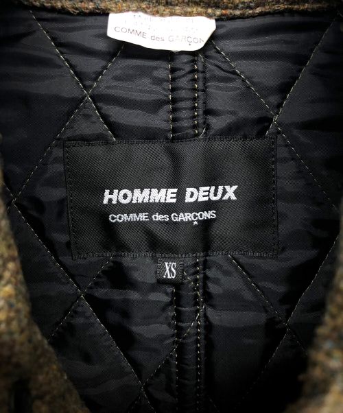 COMME des GARCONS HOMME DEUX（コムデギャルソン オム ドゥ）COMME des GARCONS HOMME DEUX (コムデギャルソン オム ドゥ) ジャケット オリーブ サイズ:XS 未使用品の古着・服飾アイテム