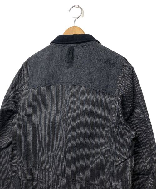 COMME des GARCONS JUNYA WATANABE MAN（コムデギャルソンジュンヤワタナベマン）COMME des GARCONS JUNYA WATANABE MAN (コム デ ギャルソン ジュンヤ ワタナベ マン) カバーオール ネイビー×グレー サイズ:Sの古着・服飾アイテム
