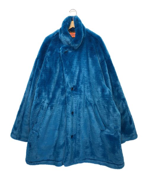 KEBOZ（ケボズ）KEBOZ (ケボズ) ファーコート ブルー サイズ:XLの古着・服飾アイテム