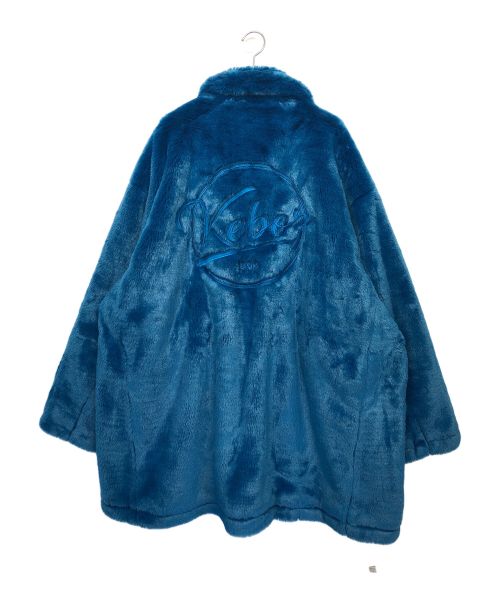 KEBOZ（ケボズ）KEBOZ (ケボズ) ファーコート ブルー サイズ:XLの古着・服飾アイテム