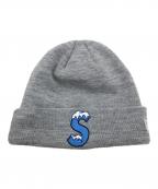 SUPREME×New Eraシュプリーム×ニューエラ）の古着「S Logo Beanie」｜グレー