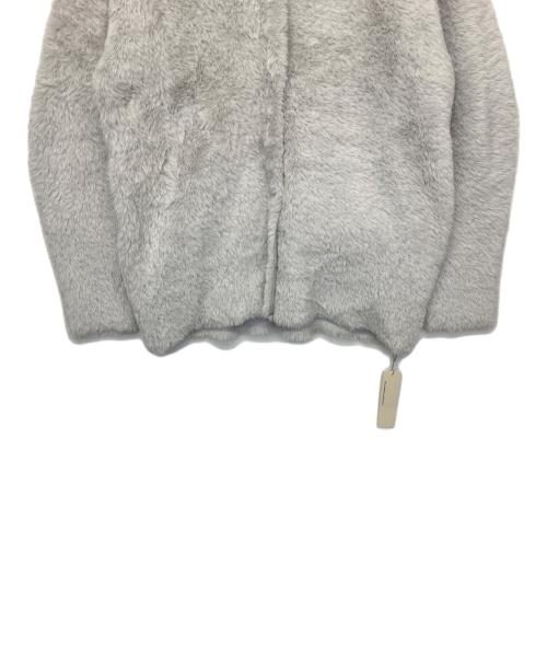 GALLARDA GALANTE（ガリャルダガランテ）GALLARDA GALANTE (ガリャルダガランテ) フェザーヤーンカーディガン ライトグレー サイズ:FREE 未使用品の古着・服飾アイテム