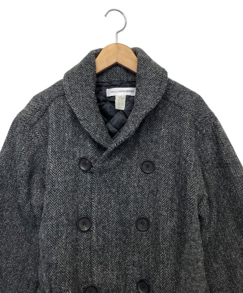 COMME des GARCONS SHIRT（コムデギャルソンシャツ）COMME des GARCONS SHIRT (コムデギャルソンシャツ) コート グレー サイズ:Sの古着・服飾アイテム