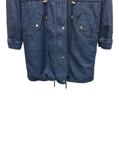 EmiriaWiz（エミリアウィズ）EmiriaWiz (エミリアウィズ) コート グレー×インディゴ サイズ:Mの古着・服飾アイテム