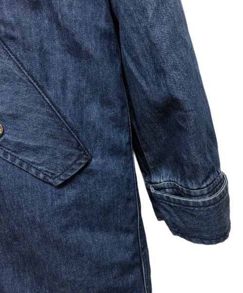 EmiriaWiz（エミリアウィズ）EmiriaWiz (エミリアウィズ) コート グレー×インディゴ サイズ:Mの古着・服飾アイテム