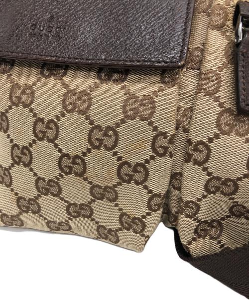 GUCCI（グッチ）GUCCI (グッチ) ショルダーバッグ ブラウン×ベージュの古着・服飾アイテム