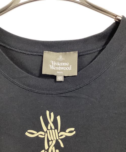 Vivienne Westwood man（ヴィヴィアン ウェストウッド マン）Vivienne Westwood man (ヴィヴィアン ウェストウッド マン) Tシャツ ブラック サイズ:46の古着・服飾アイテム
