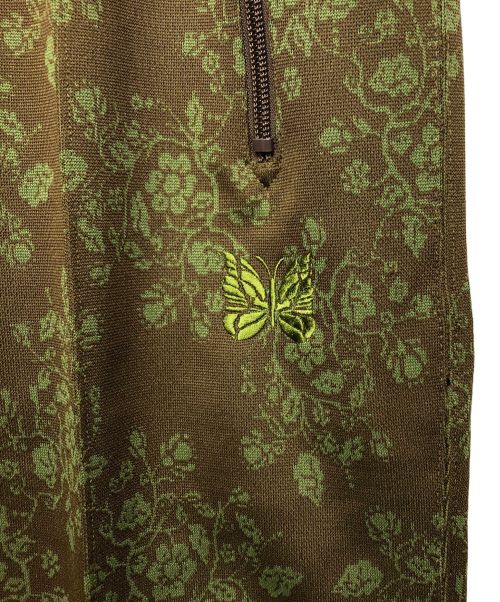 Needles（ニードルズ）Needles (ニードルズ) トラックパンツ 黄緑×オリーブ サイズ:Mの古着・服飾アイテム