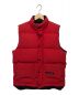 CANADA GOOSE（カナダグース）の古着「ダウンベスト」｜レッド