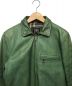 Schott (ショット) レザージャケット グリーン サイズ:S：15000円