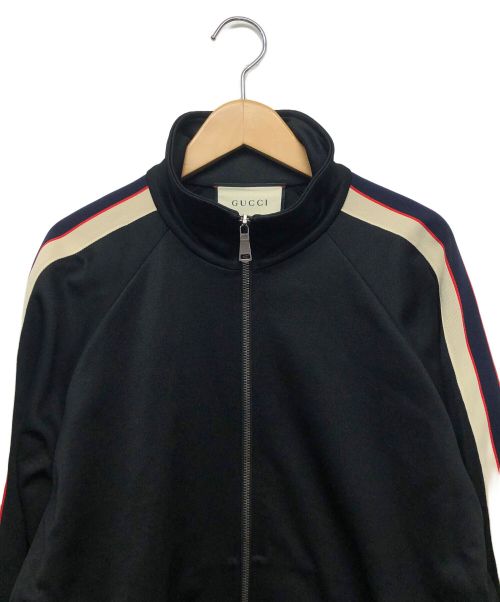 GUCCI（グッチ）GUCCI (グッチ) サイドラインテクニカルジャージ ブラック サイズ:XSの古着・服飾アイテム