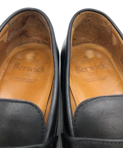 berwick（バーウィック）berwick (バーウィック) コインローファー ブラック サイズ:7 1/2の古着・服飾アイテム