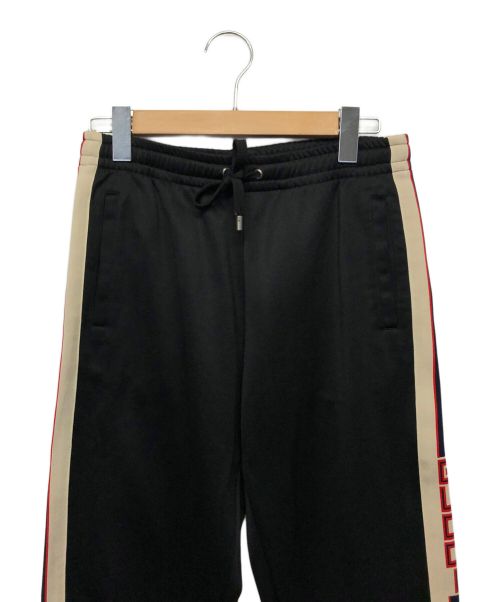 GUCCI（グッチ）GUCCI (グッチ) サイドラインテクニカルパンツ ブラック サイズ:XSの古着・服飾アイテム