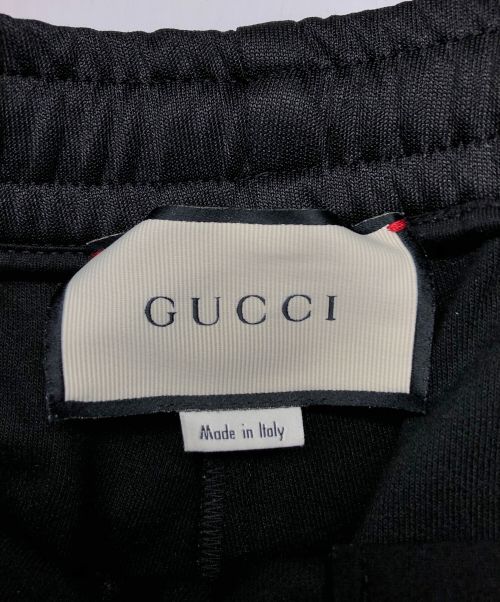 GUCCI（グッチ）GUCCI (グッチ) サイドラインテクニカルパンツ ブラック サイズ:XSの古着・服飾アイテム