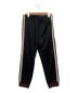 中古・古着 GUCCI (グッチ) サイドラインテクニカルパンツ ブラック サイズ:XS：32000円