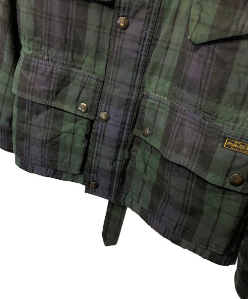 POLO RALPH LAUREN（ポロ・ラルフローレン）POLO RALPH LAUREN (ポロ・ラルフローレン) ジップジャケット ネイビー×グリーン サイズ:Mの古着・服飾アイテム