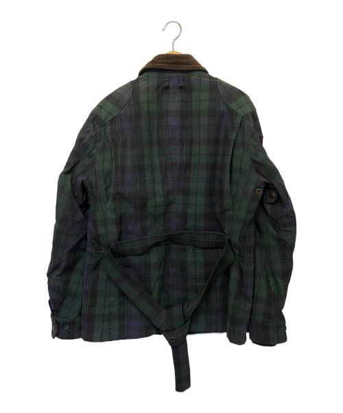 POLO RALPH LAUREN（ポロ・ラルフローレン）POLO RALPH LAUREN (ポロ・ラルフローレン) ジップジャケット ネイビー×グリーン サイズ:Mの古着・服飾アイテム